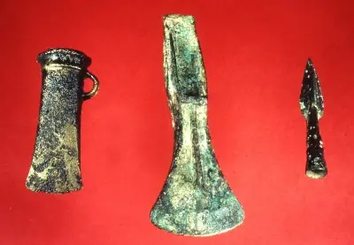 Bronze Axes & spear  400x227
